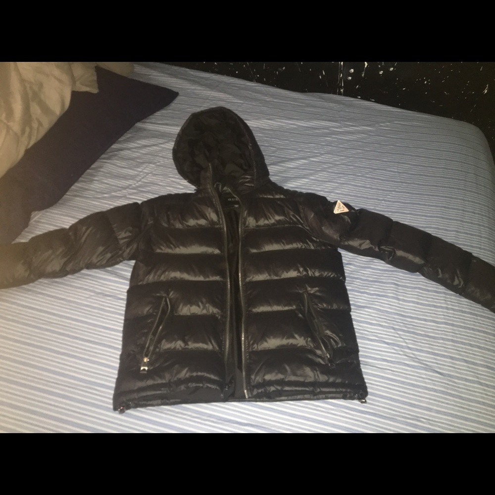 Guess Jacket Black Size Medium